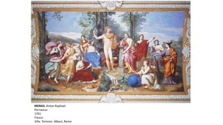 MENGS, Anton Raphael
Parnassus
1761
Fresco
Villa Torlonia -Albani, Rome
 