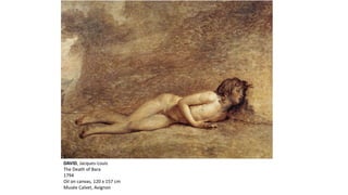 DAVID, Jacques-Louis
The Death of Bara
1794
Oil on canvas, 120 x 157 cm
Musée Calvet, Avignon
 