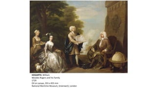 HOGARTH, William
Woodes Rogers and his Family
1729
Oil on canvas, 355 x 455 mm
National Maritime Museum, Greenwich, London
 
