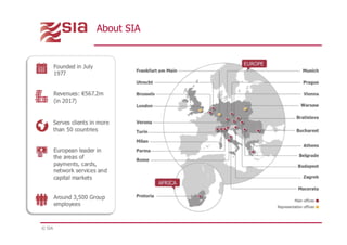 © SIA
About SIA
1
 
