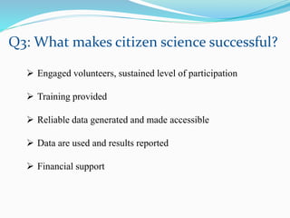 13. Citizen Science - Mary Kelly - Water Event 2019
