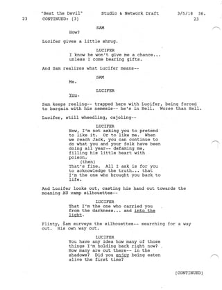 Supernatural 13.21 Beat The Devil Script | PDF