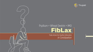 Tirupati group psyllium husk + wheat dextrin + imo