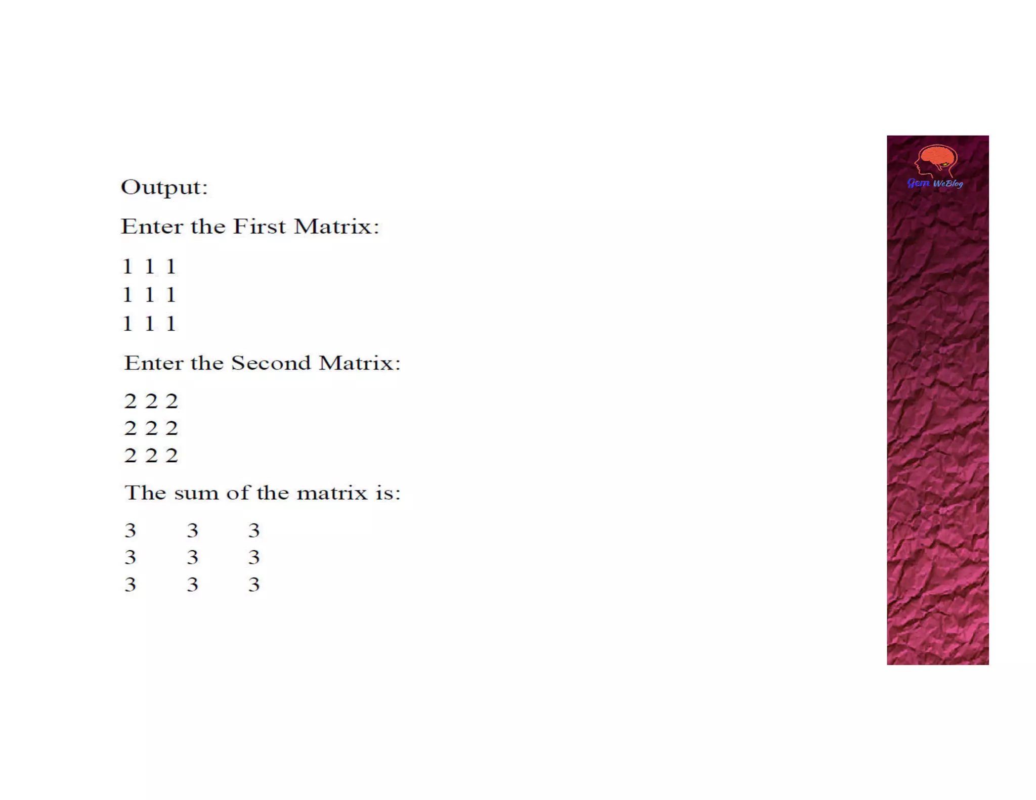 13. Pointer  and  2D array