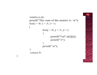 13. Pointer and 2D array | PDF