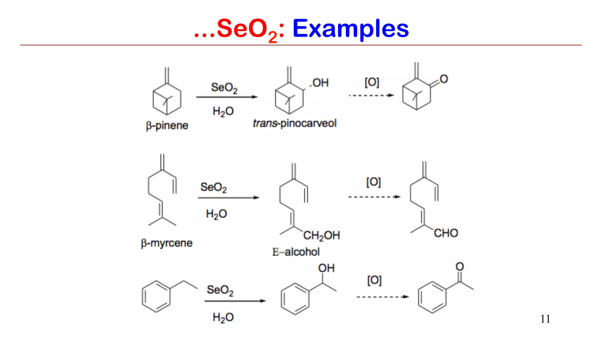 11
...SeO2: Examples
 