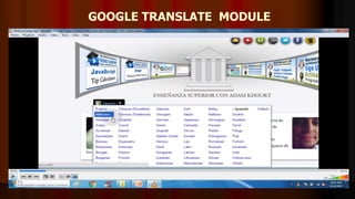 GOOGLE TRANSLATE MODULE
10
 