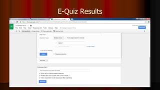 E-Quiz Results
 