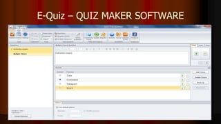 E-Quiz – QUIZ MAKER SOFTWARE
 