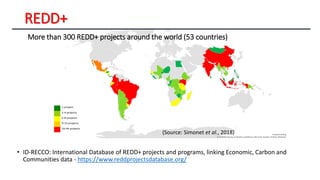 • ID-RECCO: International Database of REDD+ projects and programs, linking Economic, Carbon and
Communities data - https:/...