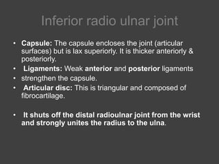 13. radio ulnar joints | PPTX