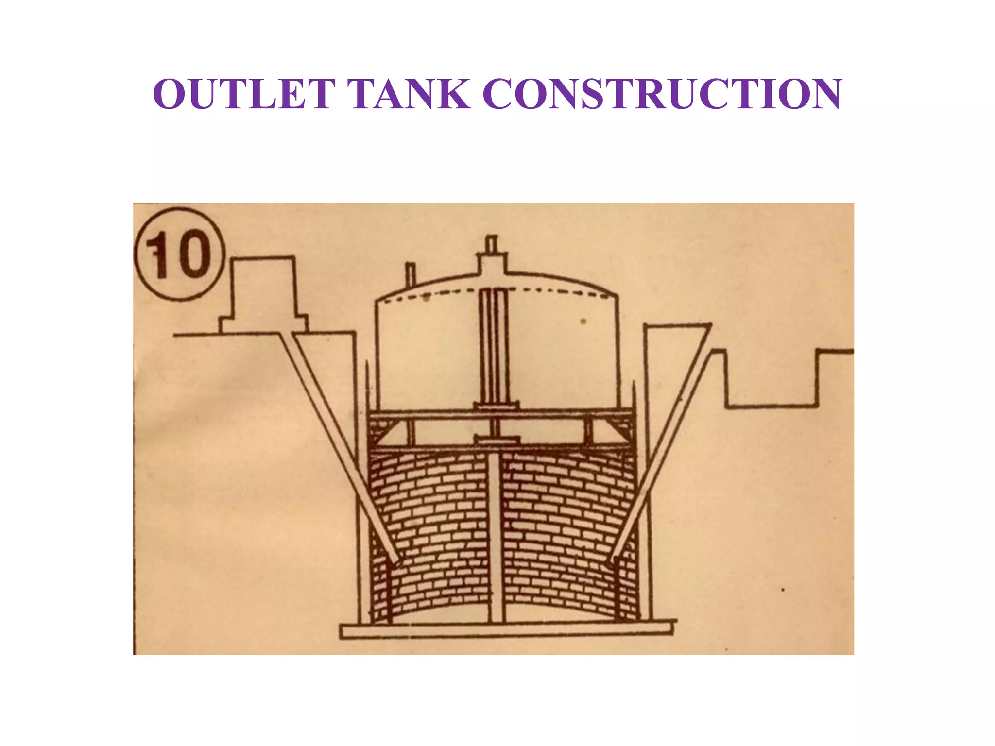 OUTLET TANK CONSTRUCTION