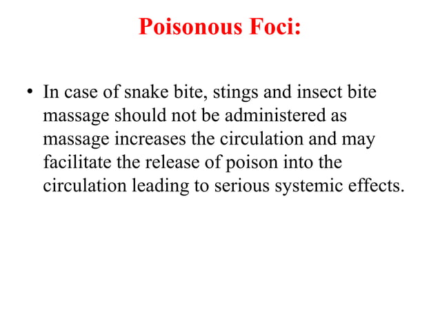 gabapentin massage contraindications