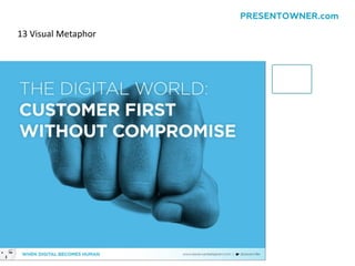 13 Visual Metaphor
PRESENTOWNER.com
 