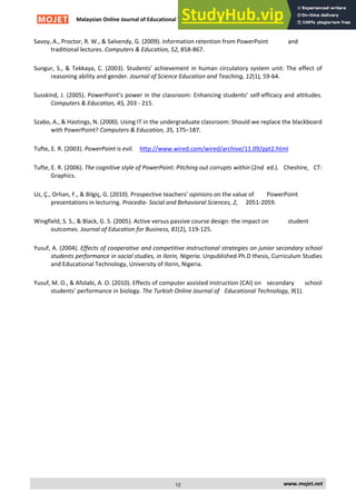 13. Effectiveness Of PowerPoint Presentation On Students Cognitive ...