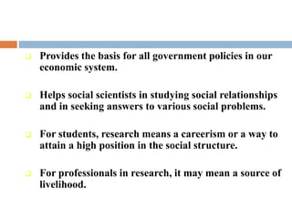 Introduction to RESEARCH Methodology | PPTX