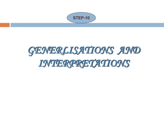 Generlisations Introduction to RESEARCH Methodology | PPTX