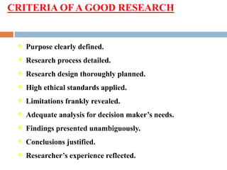 Introduction to RESEARCH Methodology | PPTX