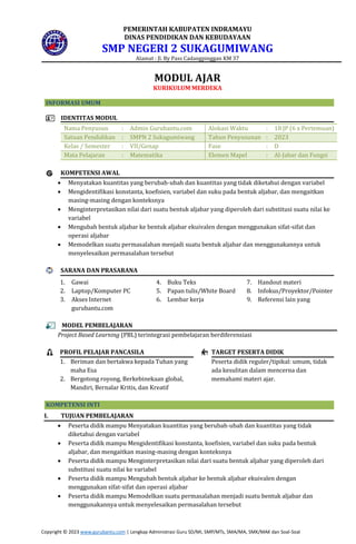 13. Modul Ajar Matematika Kls 7 Sem 2 - Bab IV.docx