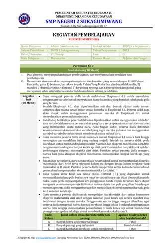 13. Modul Ajar Matematika Kls 7 Sem 2 - Bab IV.docx