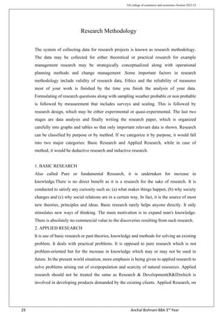 marketing project report with images pdf | PDF