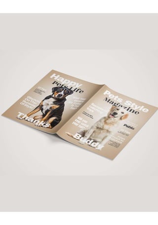 Pets Magazine Template | Pets magazine layout