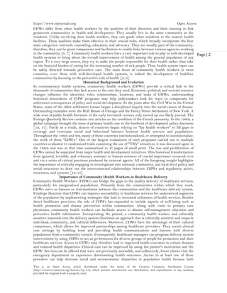 The Role of Community Health Workers in Bridging Gaps in Access to Care ...