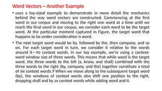 Word Vectors which is word embedding in deep learing | PPTX