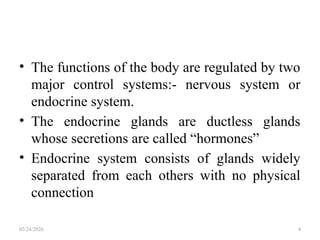 Comprehensive Overview of the Human Endocrine System and Hormonal ...