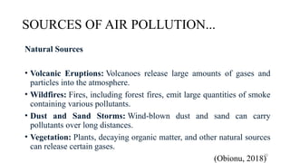Sources Effects Control Methods Comprehensive Overview of Air Pollution: Sources, Effects, and Control ...