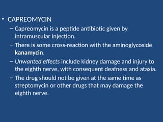 Comprehensive Overview of Antimycobacterial Agents and Tuberculosis ...