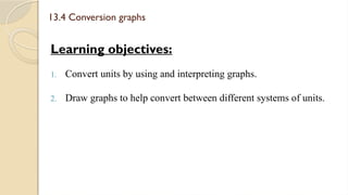 Using Conversion Graphs to Convert Units Across Systems | PPTX