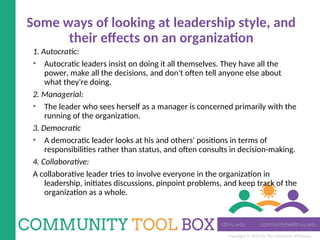 Comprehensive Exploration of Leadership Styles and Their Organizational ...