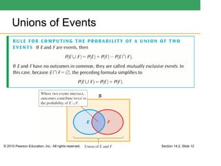 Understanding Complements, Unions, and Intersections in Probability | PDF