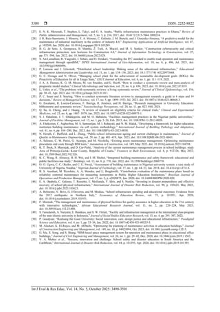 Maintenance management of physical infrastructure in educational ...