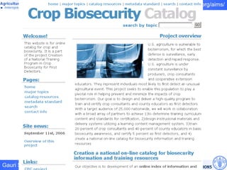 Crop-biosecurity Ontology 