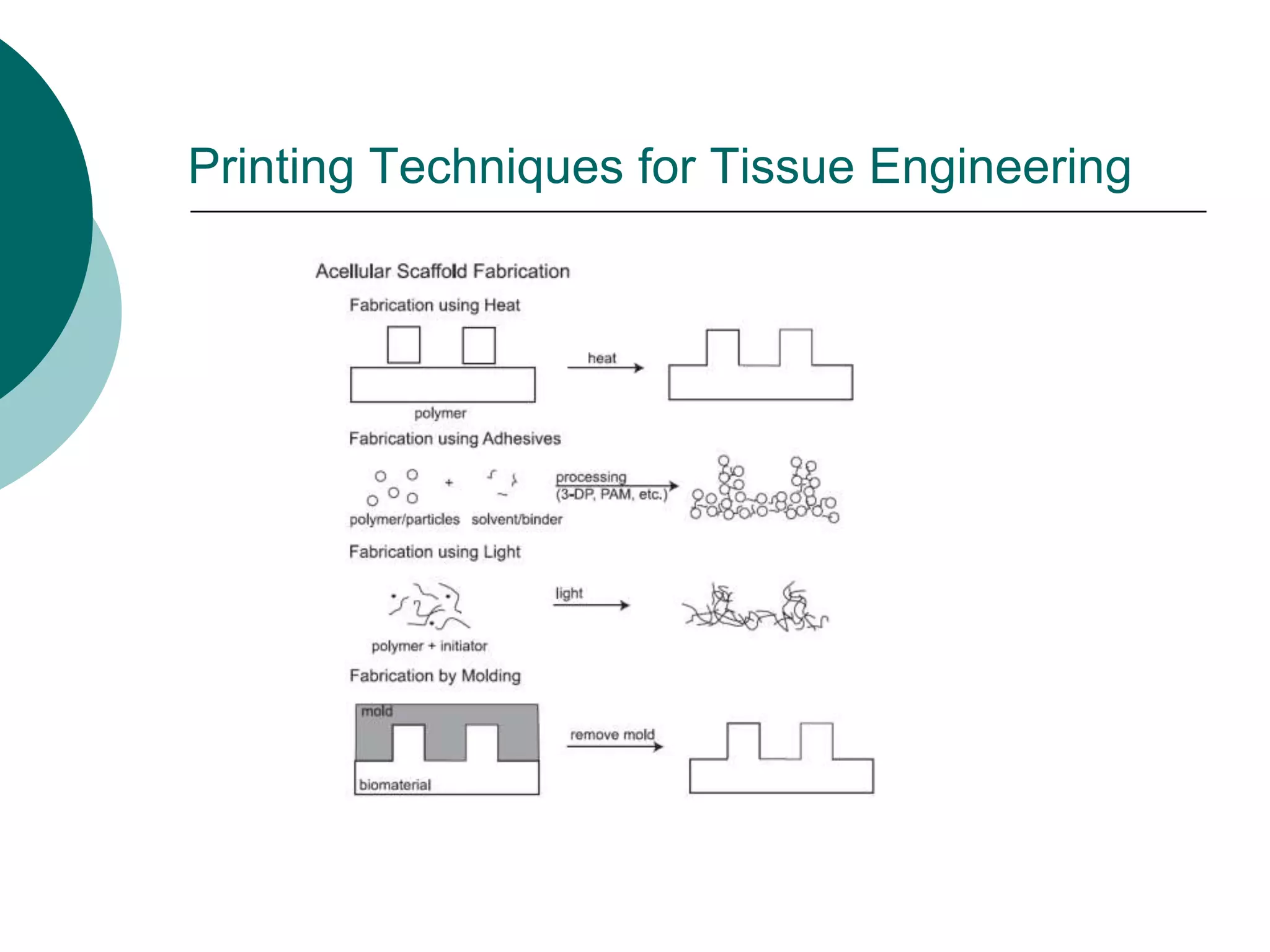 Printing Techniques for Tissue Engineering

 