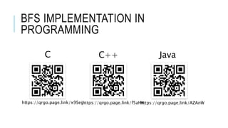 Breadth First Search (BFS) pada Graph | PPTX