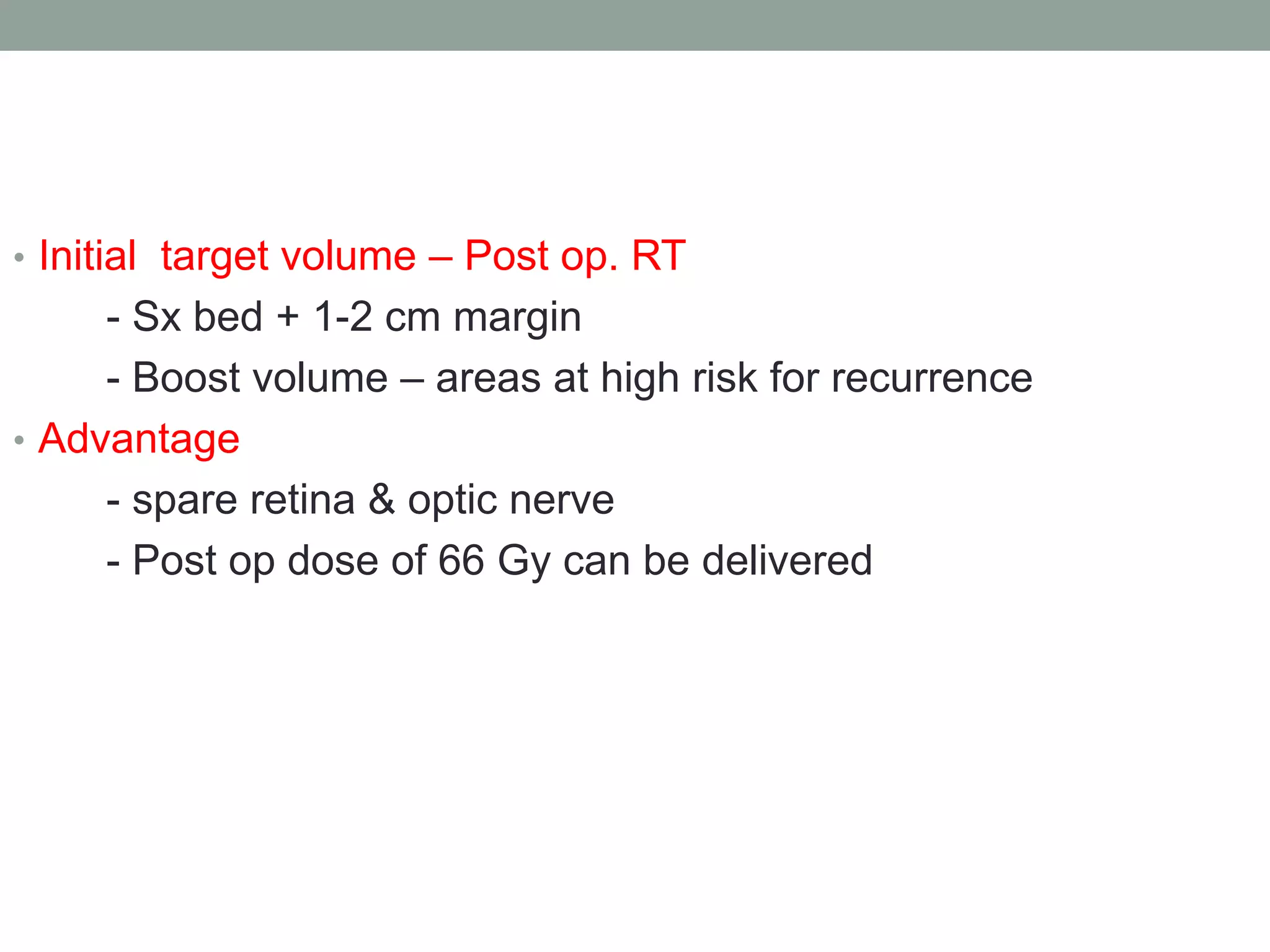 Ca Maxilla - Radiation Therapy | PPTX
