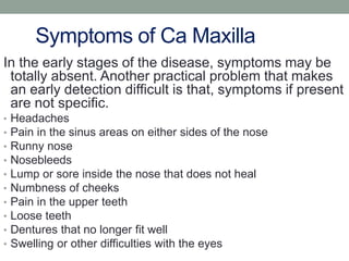 Ca Maxilla - Radiation Therapy | PPTX