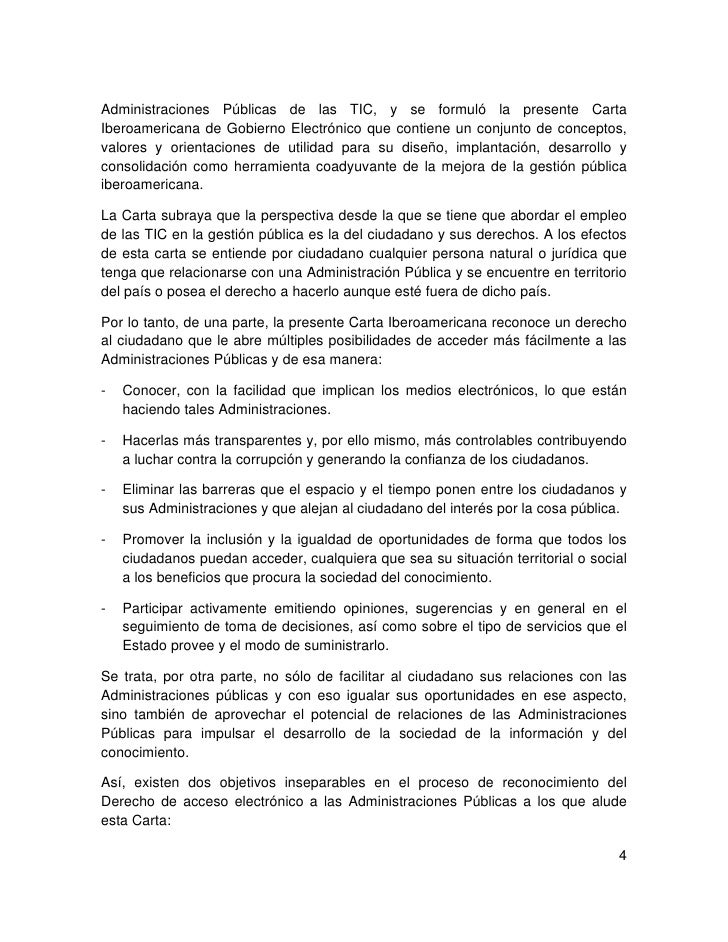 13. carta iberoamericana de gobierno electrónico 13. carta iberoamericana de gobierno electrónico