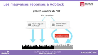 Les mauvaises réponses à Adblock
Ignorer la racine du mal
 