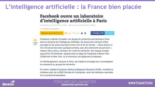 L’intelligence artificielle : la France bien placée
 
