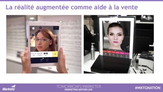 La réalité augmentée comme aide à la vente
 