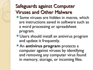 Processing Software Virus computer security | PPT