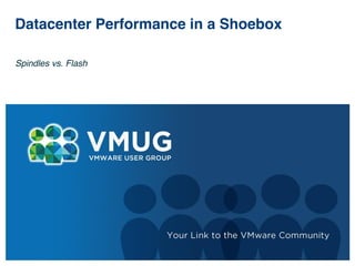 Datacenter Performance in a Shoebox
Spindles vs. Flash
 