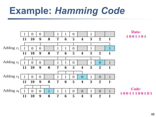48
Example: Hamming Code
 