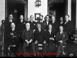 Firmantes del llamado Pacto de San Sebastián 