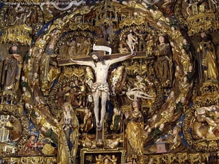 RETABLO DE LA CARTUJA DE MIRAFLORES.Gil de Siloé, s. XV.
 