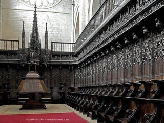 SILLERÍA DEL CORO. Catedral de Tudela, s. XVI.
 